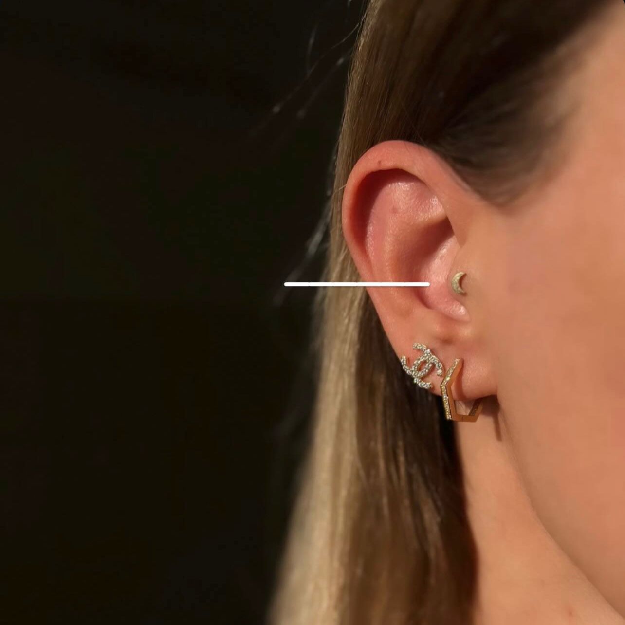 Ay Tragus Küpe
